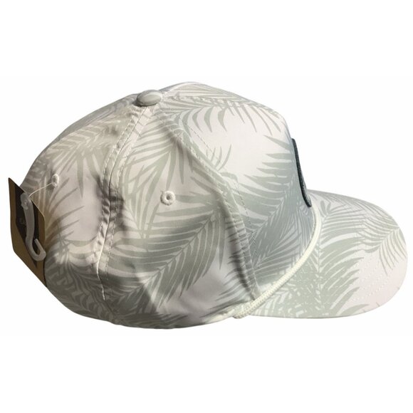 Callaway Bogey Free White Palm Print Performance Golf Hat Adjustable Snapback - Picture 3 of 5
